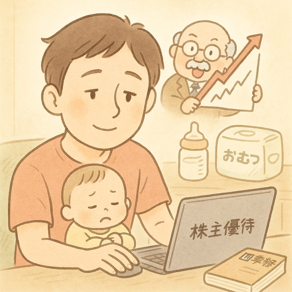 育休パパイラスト