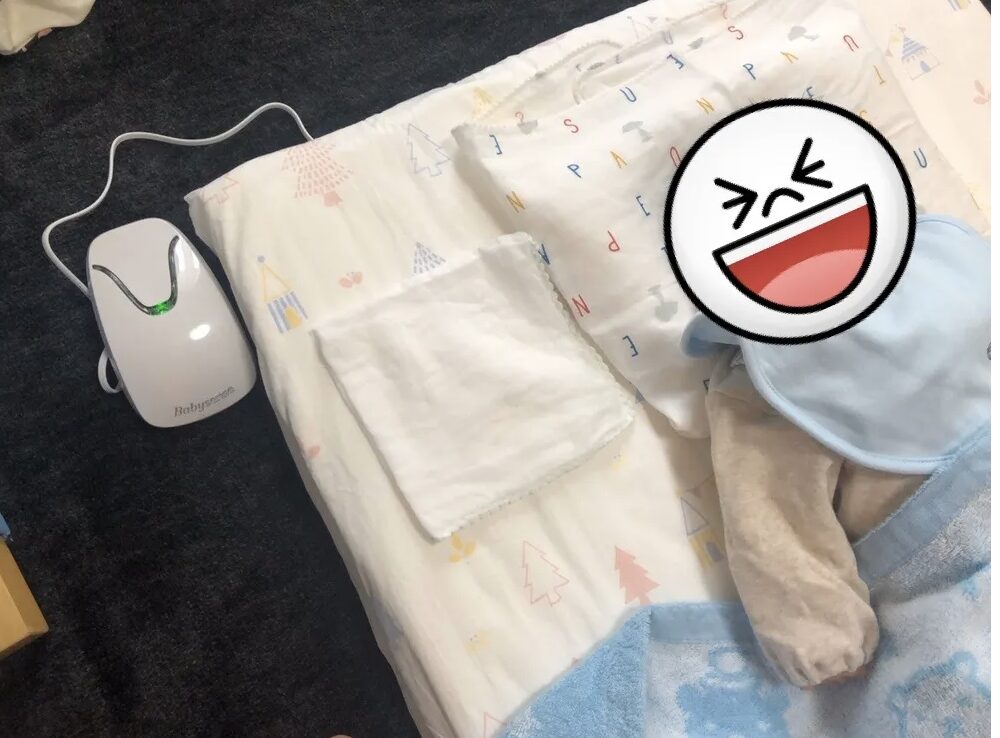 ベビーセンス使用時の写真(長男)新品購入品