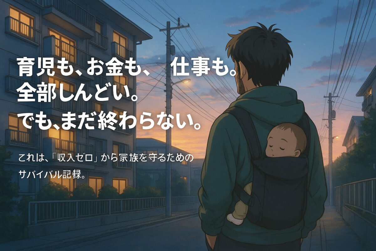 育休パパが家族を守る姿