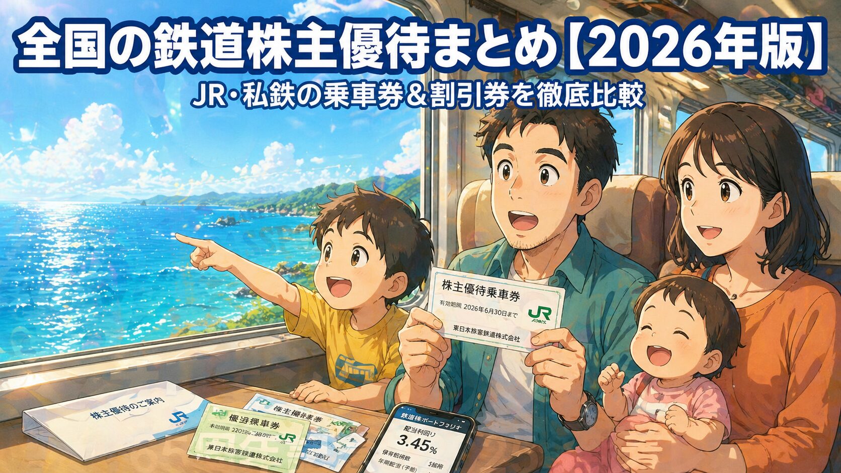 鉄道株主優待まとめ