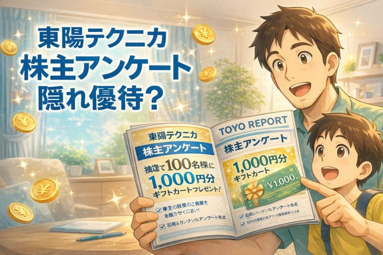 東陽テクニカ（8151）の隠れ優待記事アイキャッチ