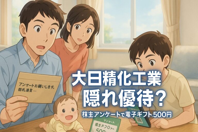 大日精化工業（4116）の隠れ優待記事アイキャッチ